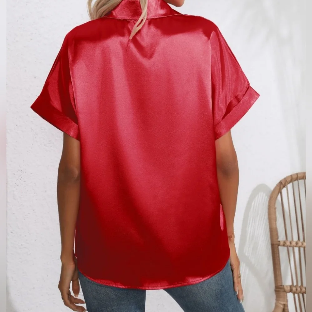 Classic Collared Neck Short Sleeve Shirt